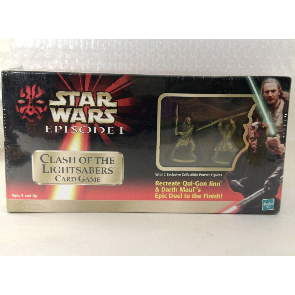 Vintage Star Wars Episode 1 Clash of the Lightsabers Card Game Hasbro Sealed